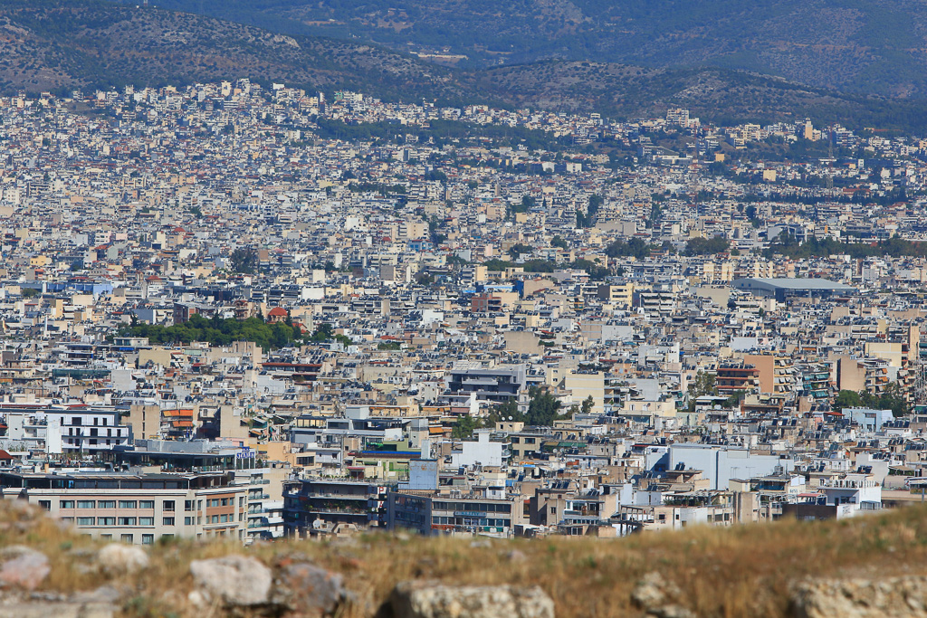 Athens from above - The Acropolis