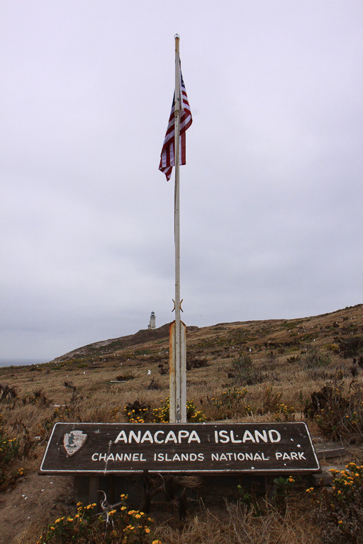 Park sign - Anacapa Loop Trail