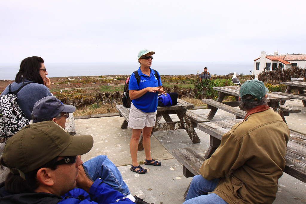 Deedee, our guide - Anacapa Loop Trail