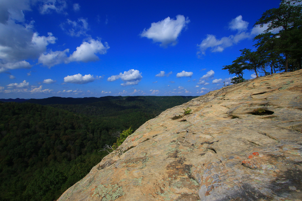 Red River Gorge and the ridge - Auxier Ridge Trail