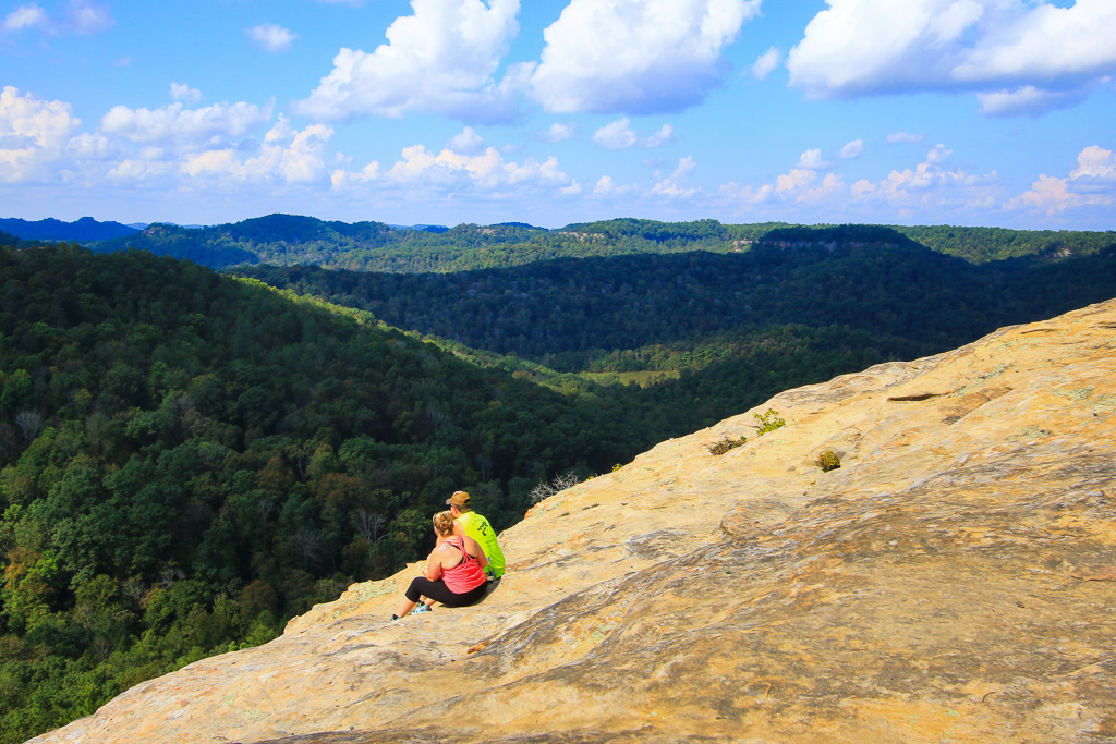Meya and Tree Hugger - Auxier Ridge Trail