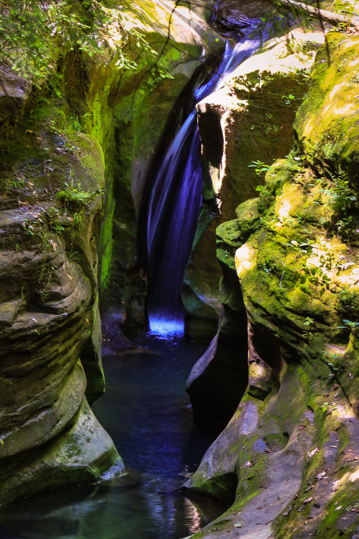 Mossy walls - Robinson Falls, Boch Hollow SNP