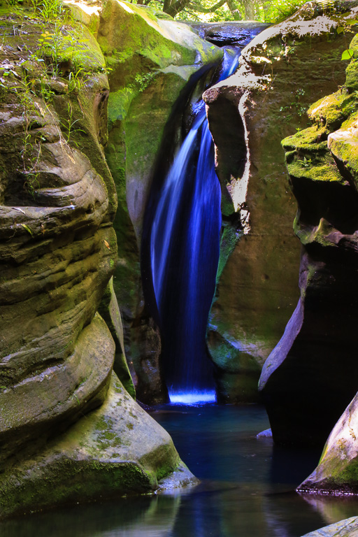 Gorge and falls - Robinson Falls, Boch Hollow SNP