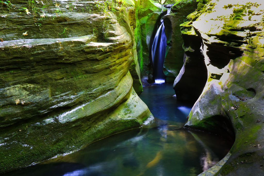 The gorge and falls - Robinson Falls, Boch Hollow SNP