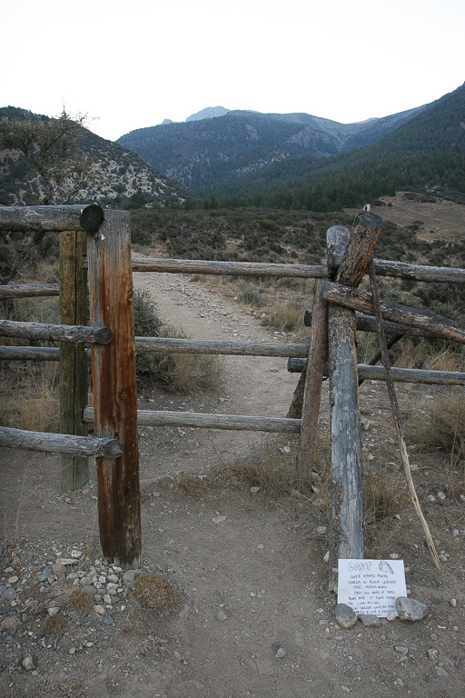 Trailhead gate  - Borah Peak