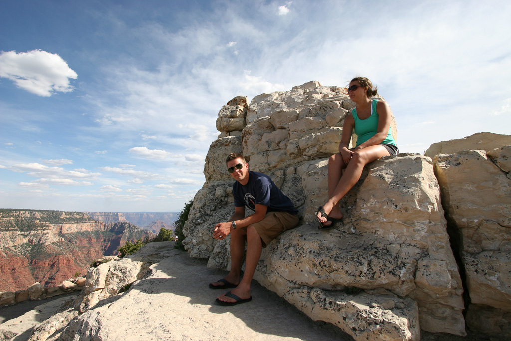 Berg and Dauster - Bright Angel Point, Grand Canyon, AZ 2007