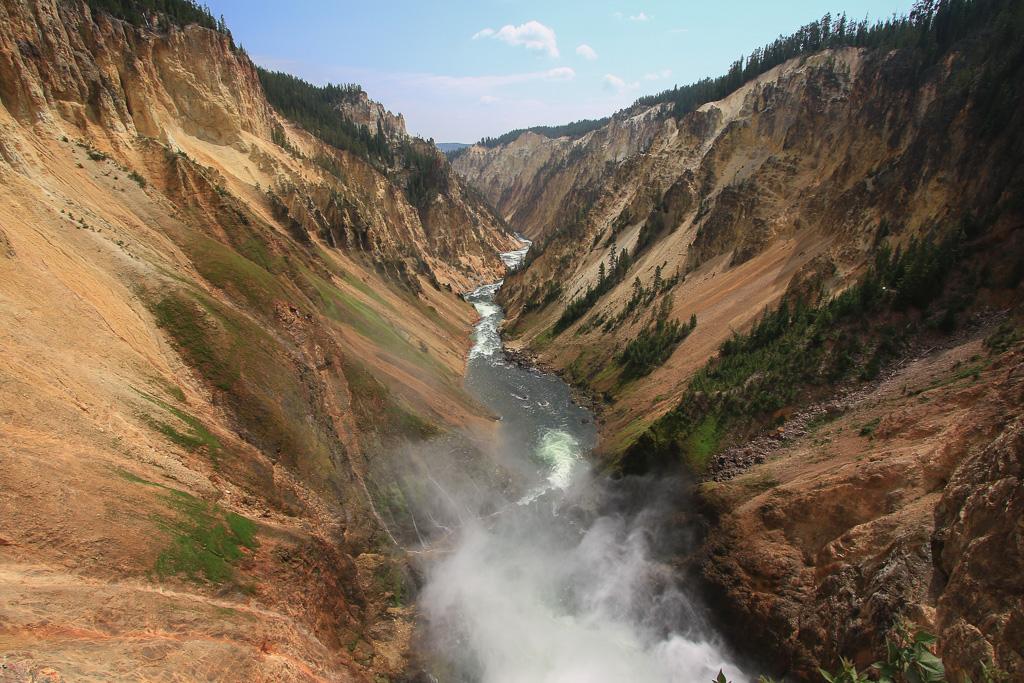 Grand Canyon of the Yellowstone 2021 - Brink of Lower Falls