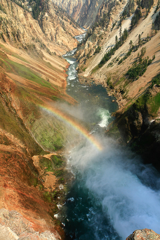 Rainbow down canyon 2012  - Brink of Lower Falls