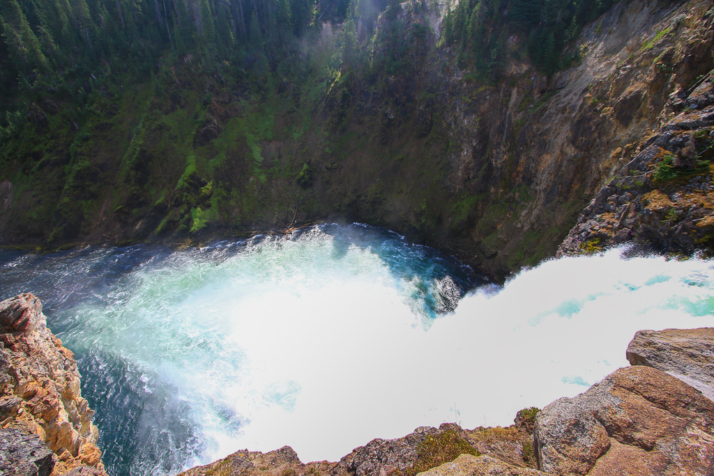 Looking downriver - Brink of Upper Falls