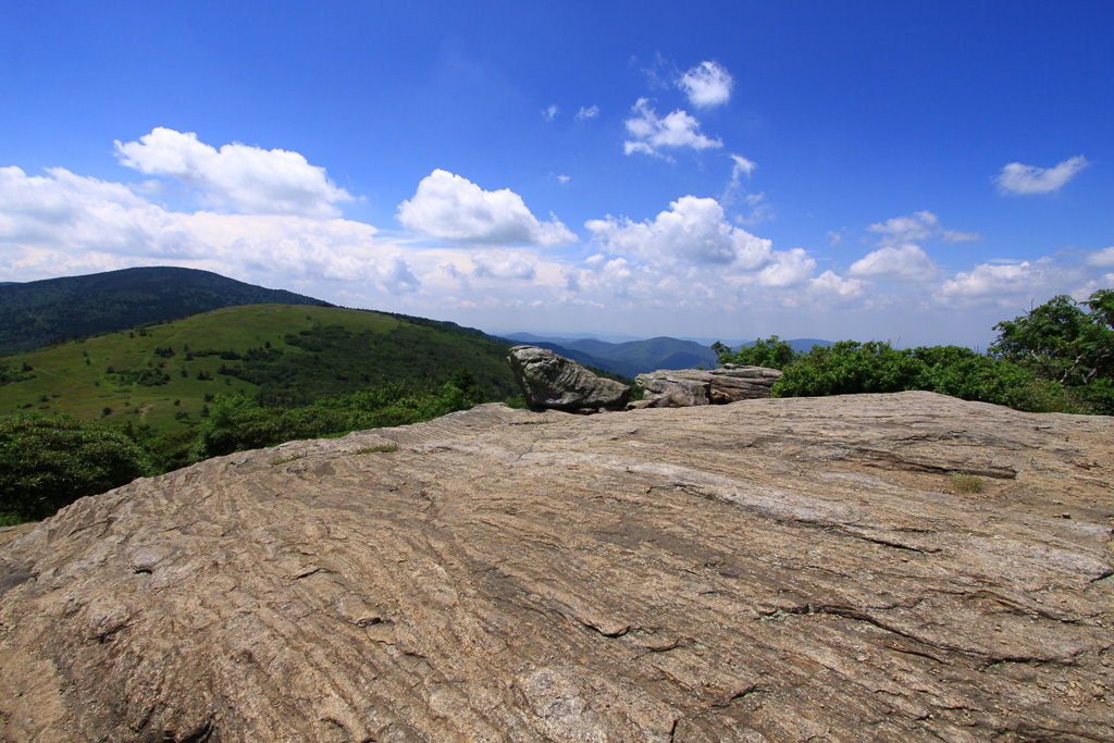 Glaciated rock - Carvers Gap