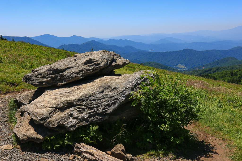 Rock outcropping - Carvers Gap