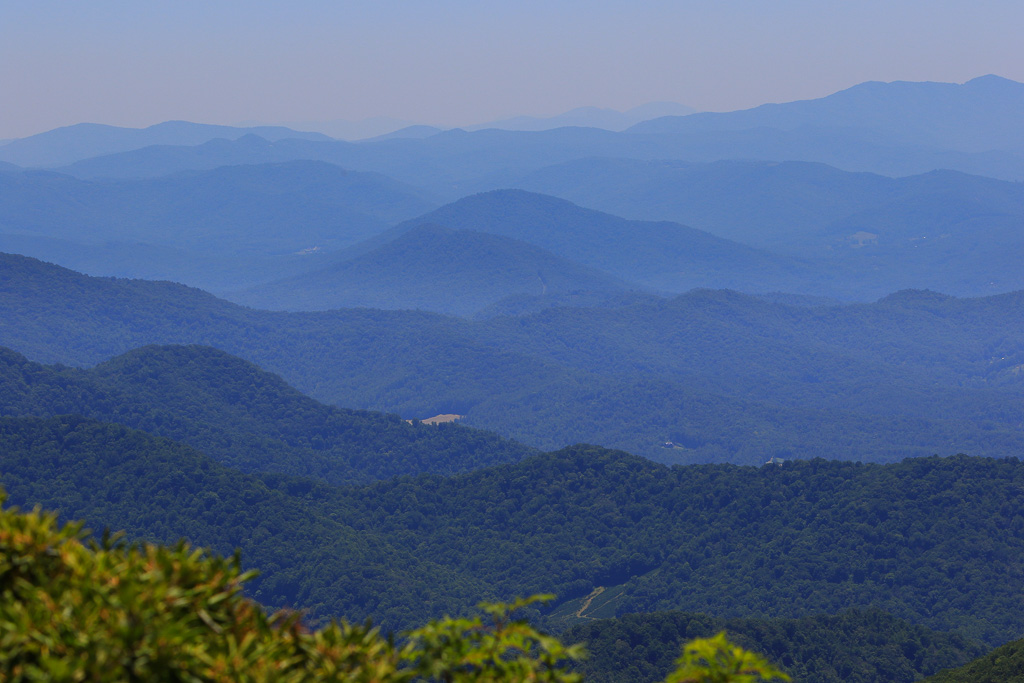 Hazy mountains - Carvers Gap