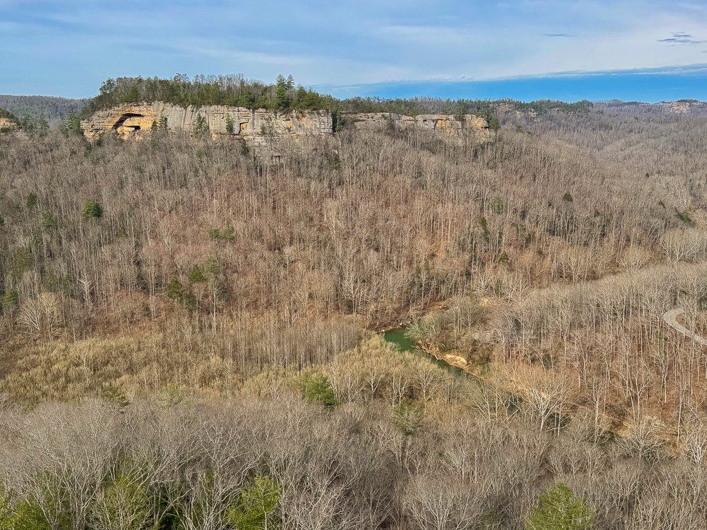 Pinch-Em-Tight Gap and Red River Gorge - Chimney Top Rock Overlook