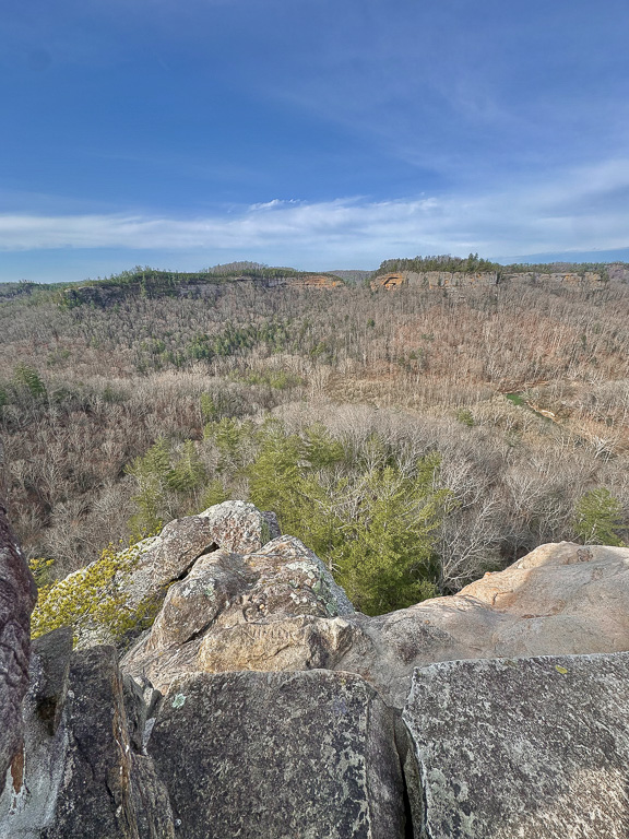 Pinch-Em-Tight Gap - Chimney Top Rock Overlook