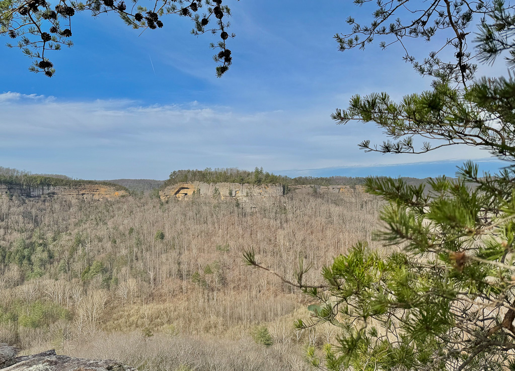 Pinch-Em-Tight Gap - Chimney Top Rock Overlook