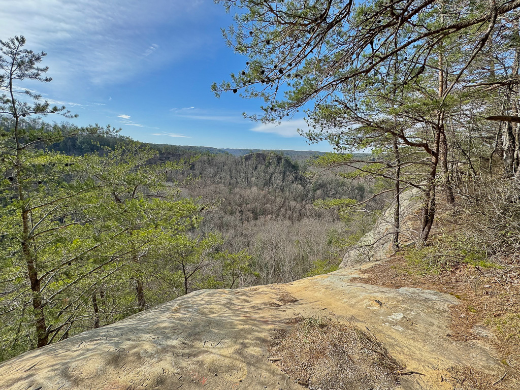Half Moon Rock - Chimney Top Rock Overlook