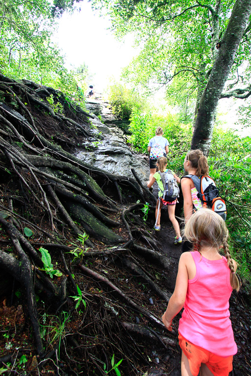 Almost to the top - Chimney Tops 2013