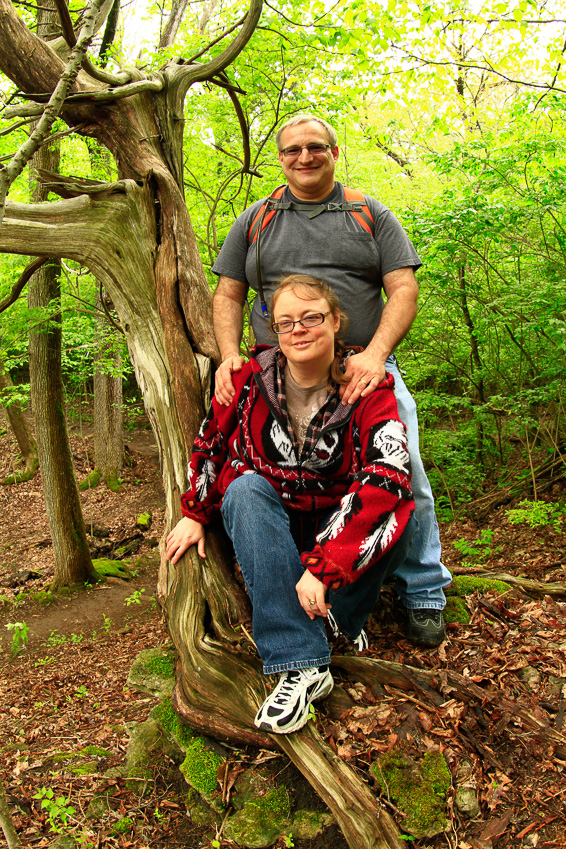 Stephie and Larry - Clifton Gorge May 2013