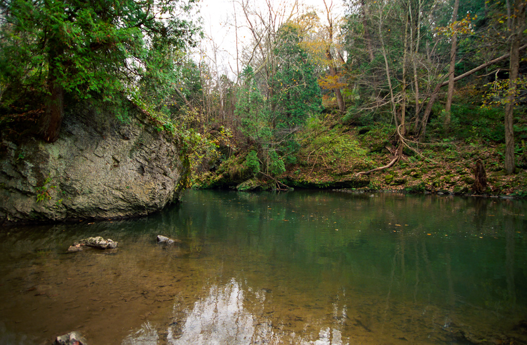 The Blue Hole - Clifton Gorge October 2001