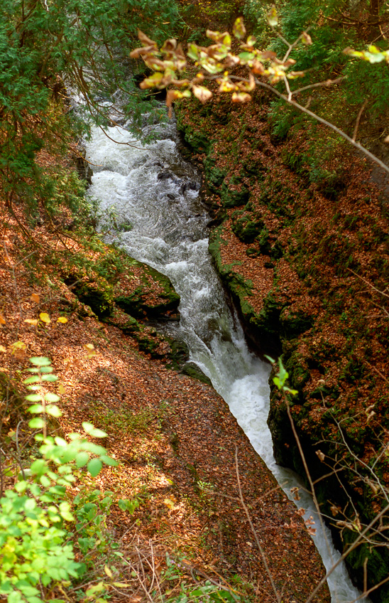 Cataract of the Little Miami as seen from The Narrows Trail - Clifton Gorge October 2001