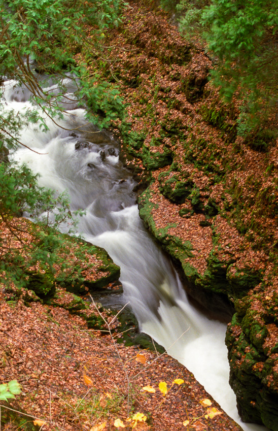 Cataract of the Little Miami as seen from The Narrows Trail - Clifton Gorge October 2001