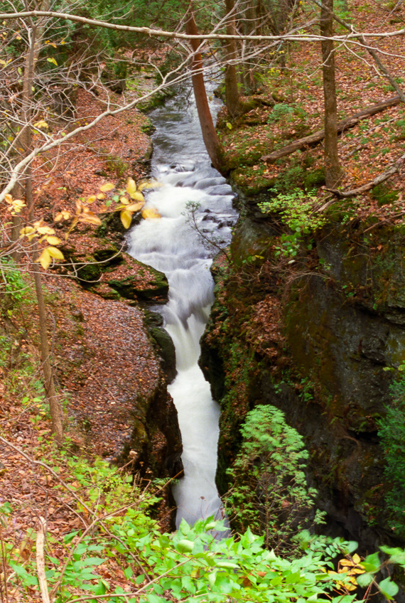 Cataract of the Little Miami as seen from The Narrows Trail - Clifton Gorge October 2001