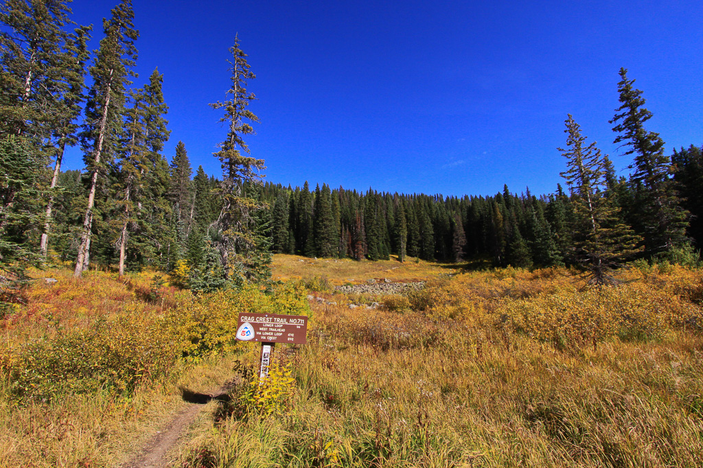East Trailhead - Crag Crest