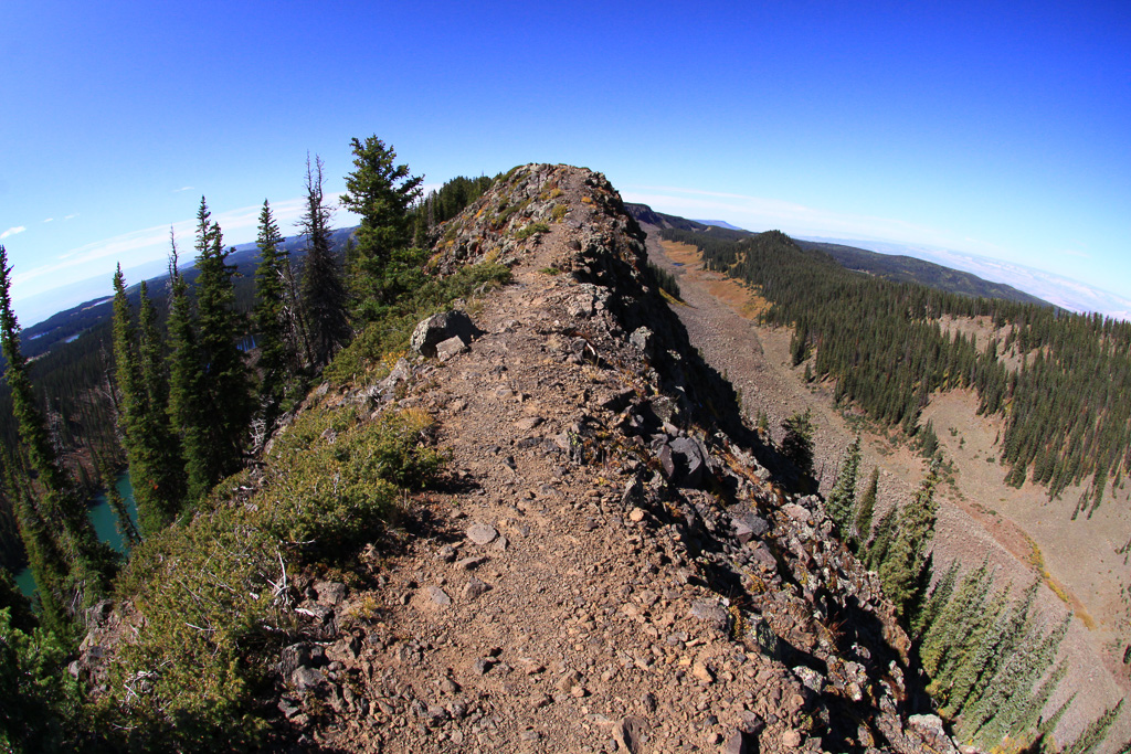 Don't slip! - Crag Crest Trail