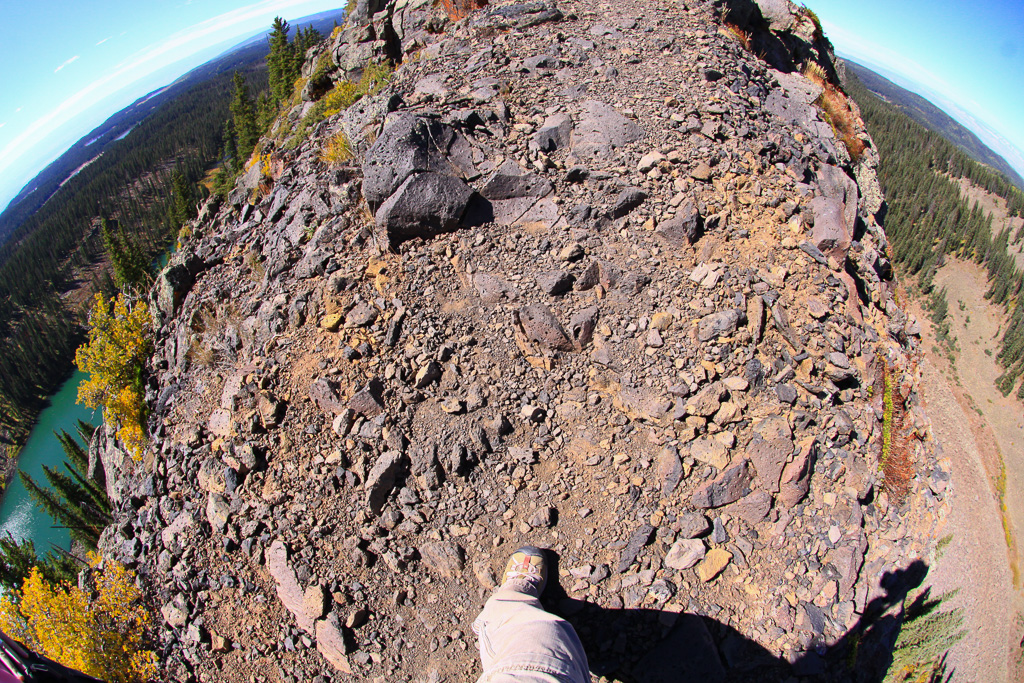 One step at a time - Crag Crest Trail