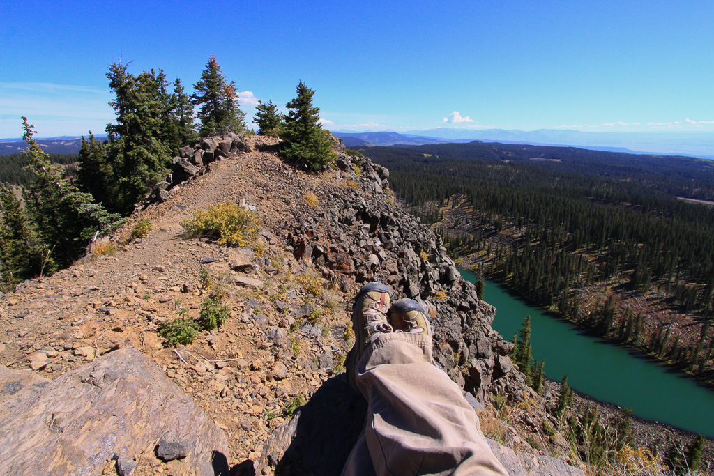 Two Boots above Butts Lake - Crag Crest Trail