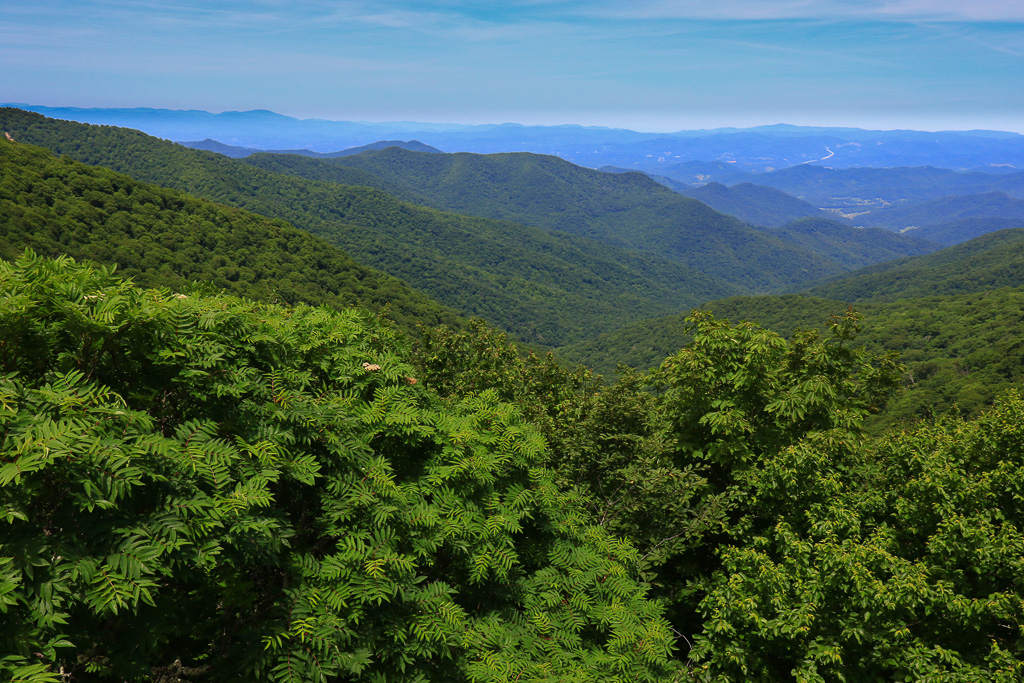 Visitor Center view - Craggy Gardens