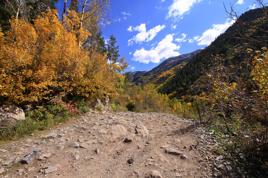 Rocky road - Crystal Mill 4WD Road
