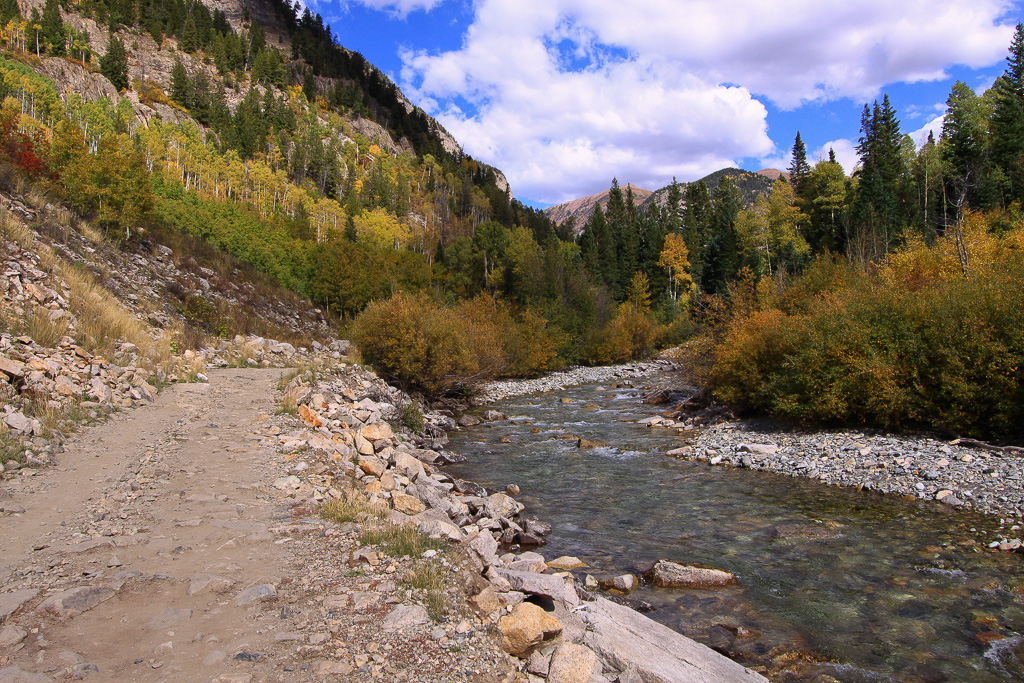 Pick leading the way - Crystal Mill 4WD Road