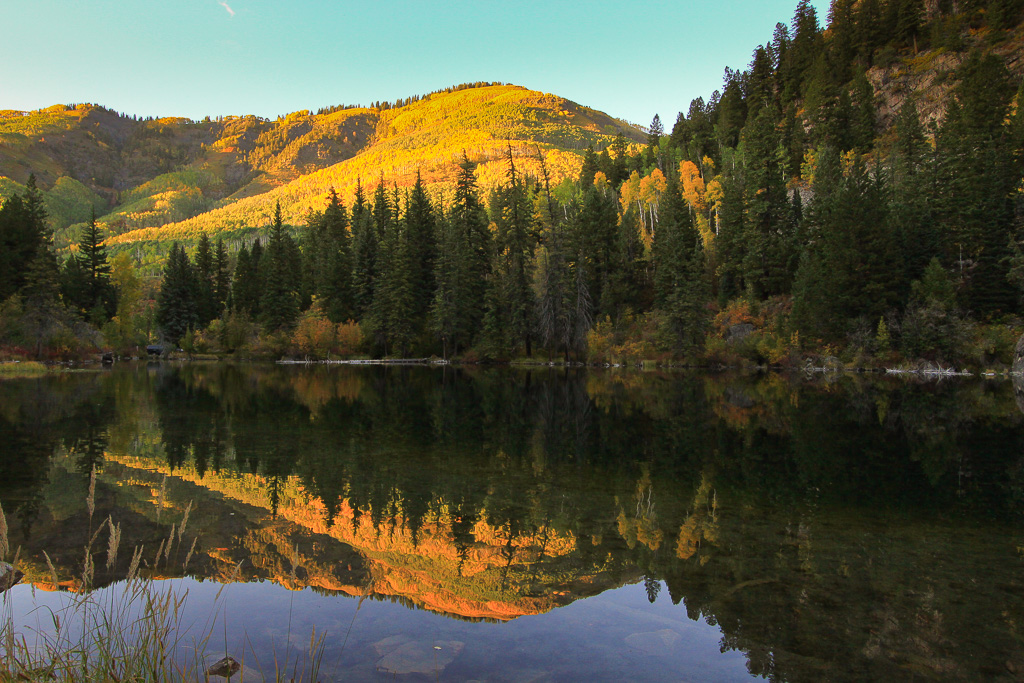 Lizard Lake sunset - Crystal Mill 4WD Road