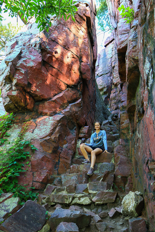 Mudjumper in the Fissure - Devil's Lake State Park, Wisconsin