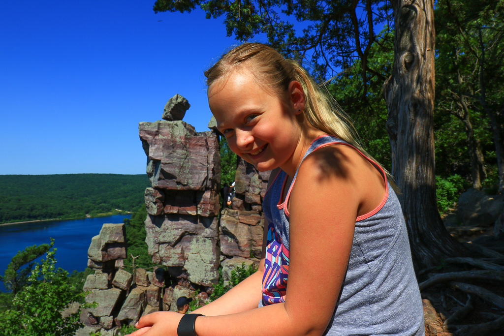 Rizlee at Devil's Door - Devil's Lake State Park, Wisconsin