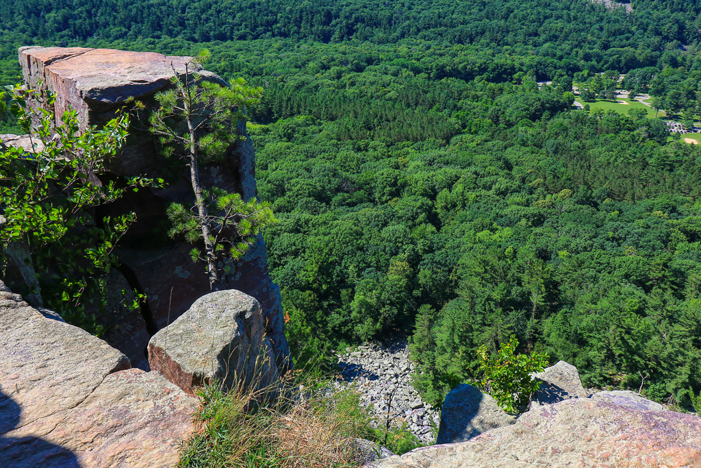 View fromDevil's Door Spur Trail - Devil's Lake State Park, Wisconsin