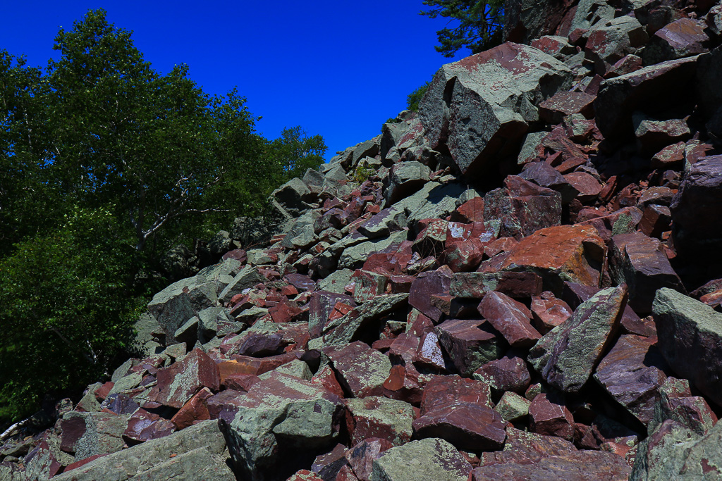 Talus along the Balanced Rock Trail - Devil's Lake State Park, Wisconsin