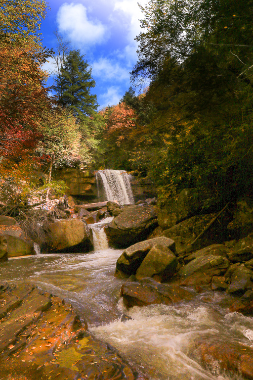 Douglas Falls and Autumn colors