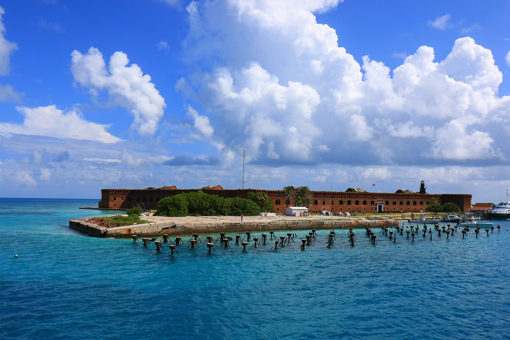 Fort Jefferson from the water - Dry Tortugas National Park