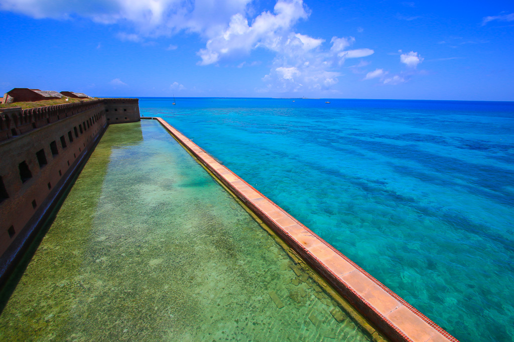 The moat - Dry Tortugas National Park