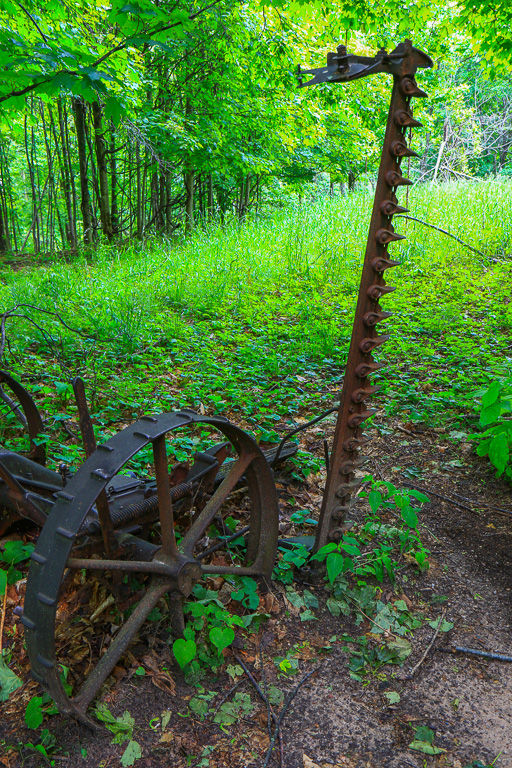 McCormick Deering No 7 mowing machine - Empire Bluffs Trail