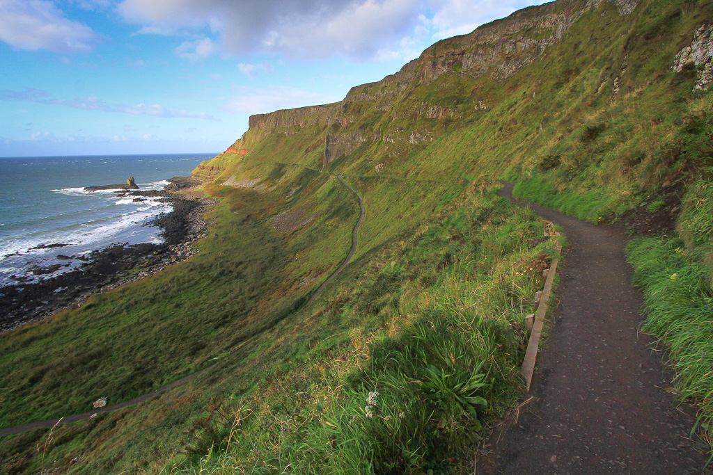 Lower Path to Rock Formations - Giant's Causeway