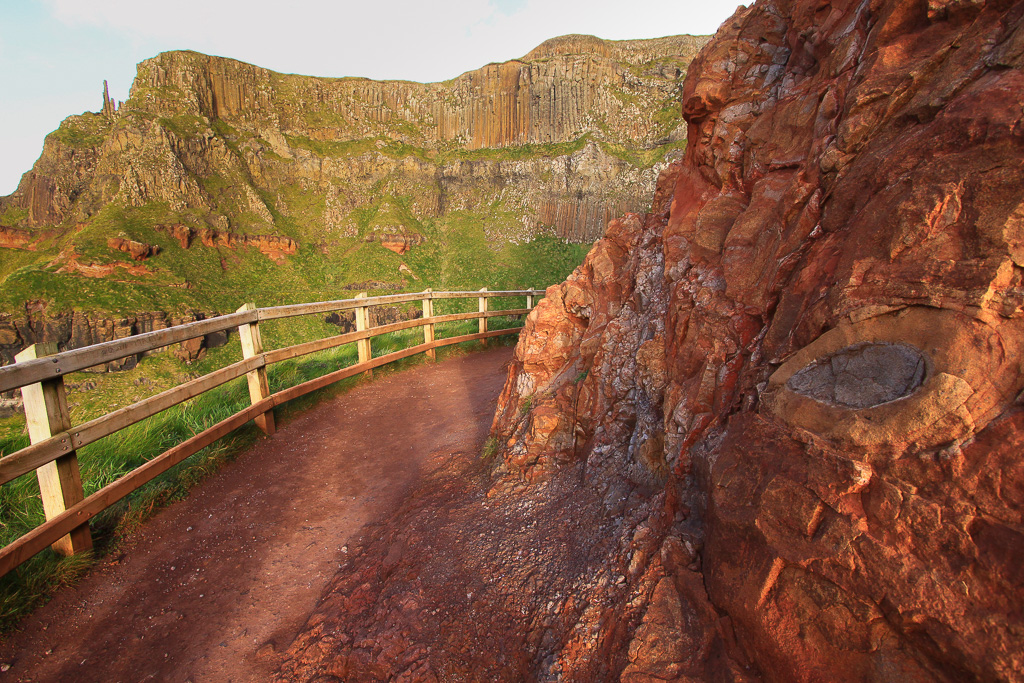 Giant's Eye and The Chimney in distance - Giant's Causeway