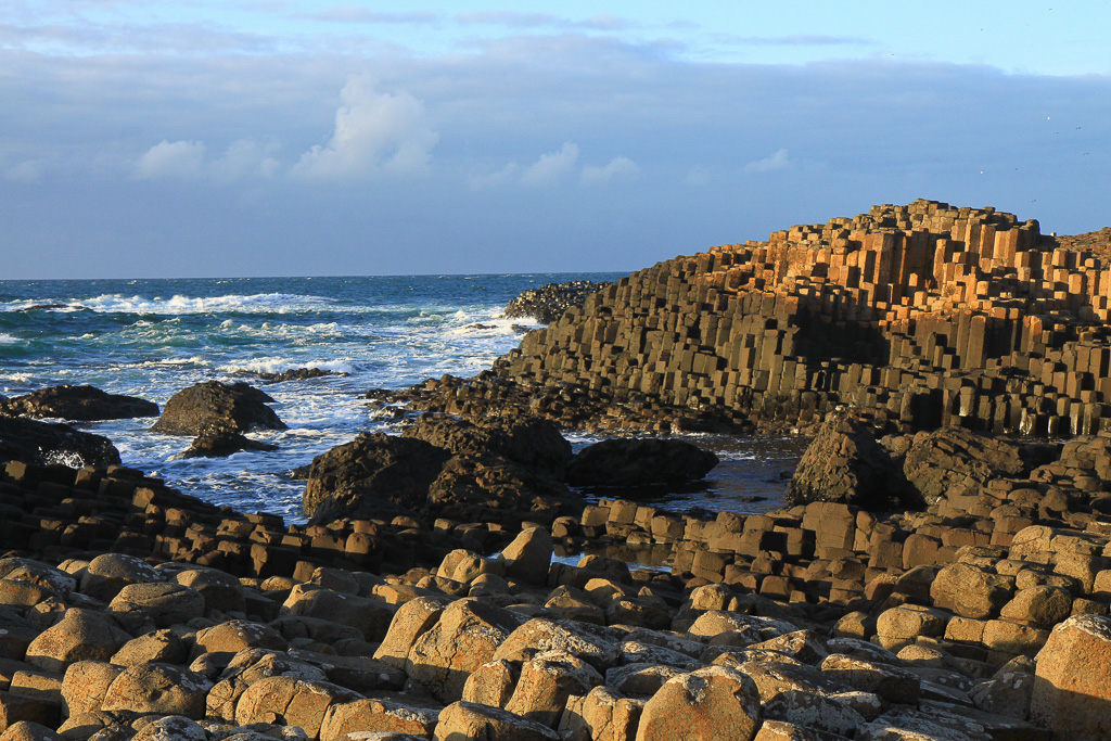 Alpenglow on the Causeway - Giant's Causeway