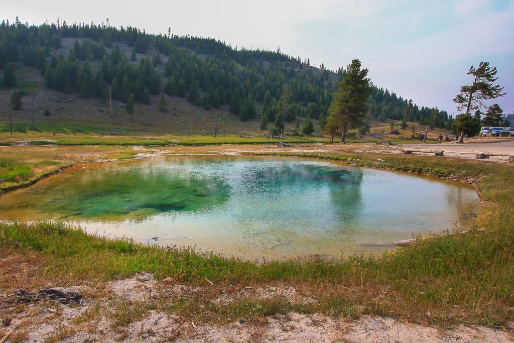 Thermal Pool near Fairy Falls Parking Area - Grand Prismatic Overlook Trail