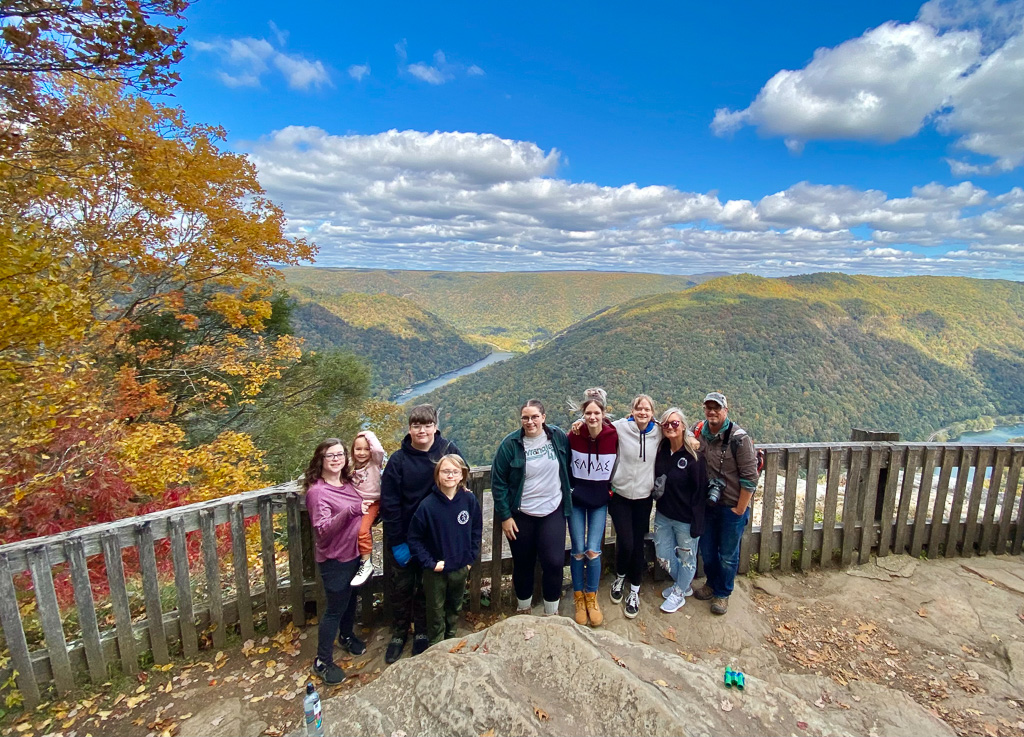 NBH Crew at Main Overlook - Grandview Rim Trail