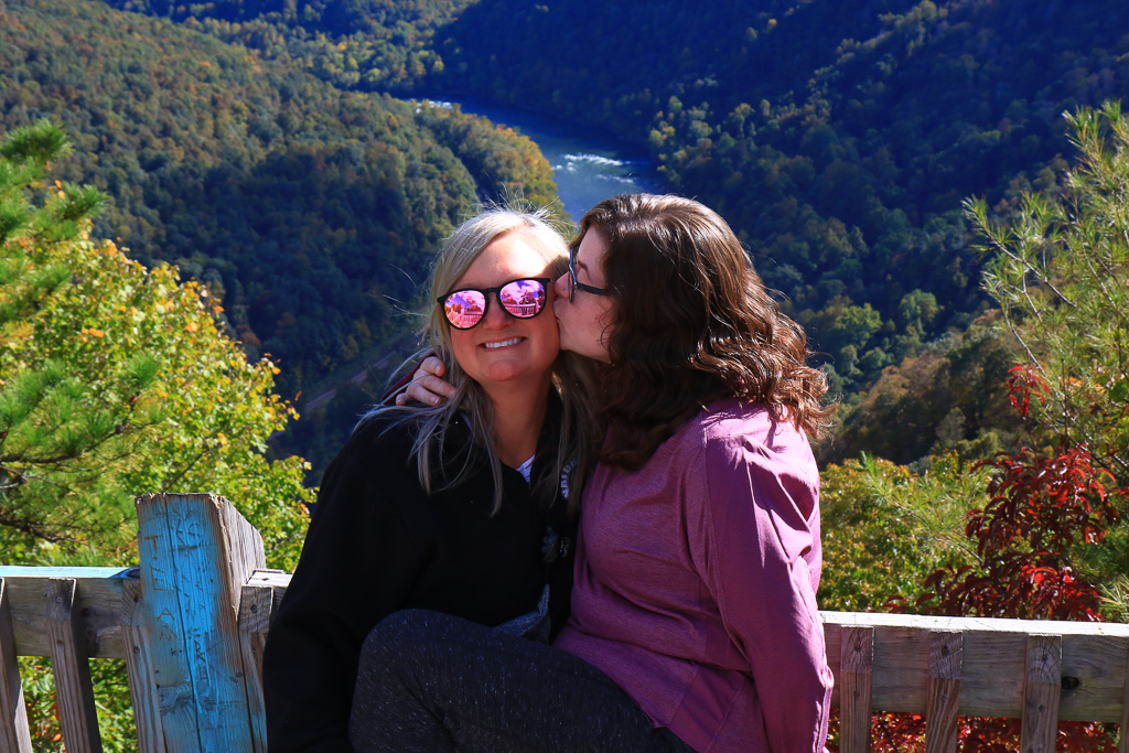 L.A. giving Sook some sugar - Grandview Rim Trail