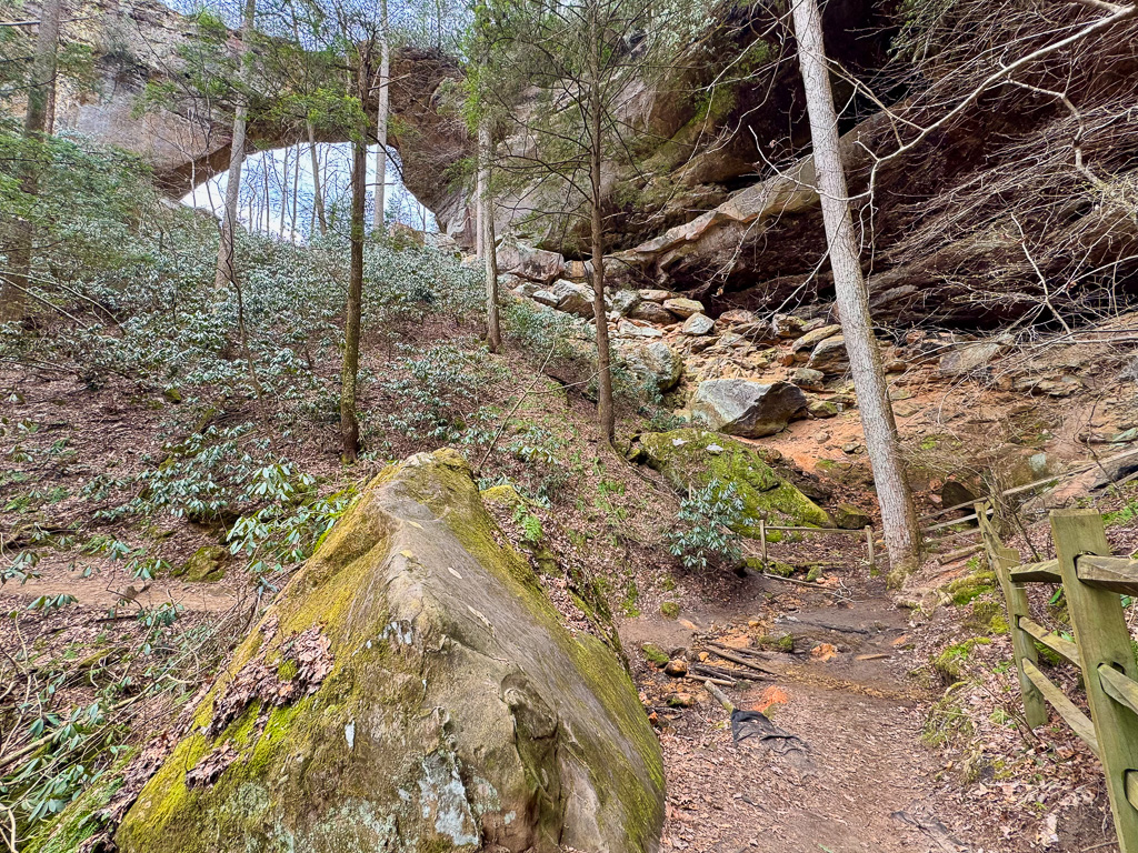 Heading to the arch Gray's Arch Trail #205 - Gray's Arch Loop