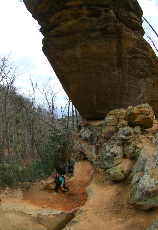 Sookie below Gray's Arch - Gray's Arch Loop